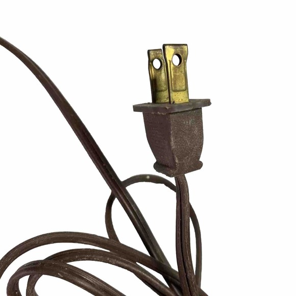 HLWD Regency Faux Brass Wood Candlestick Table Lamp Triangular Base 18 Excelsior - Picture 14 of 15